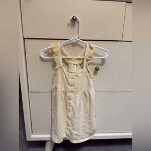 Yellow and White Striped dress